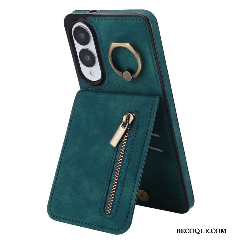 Kuori Samsung Galaxy S25 5g Edge Vetoketjullinen Lompakko Ja Rfid-teknologia