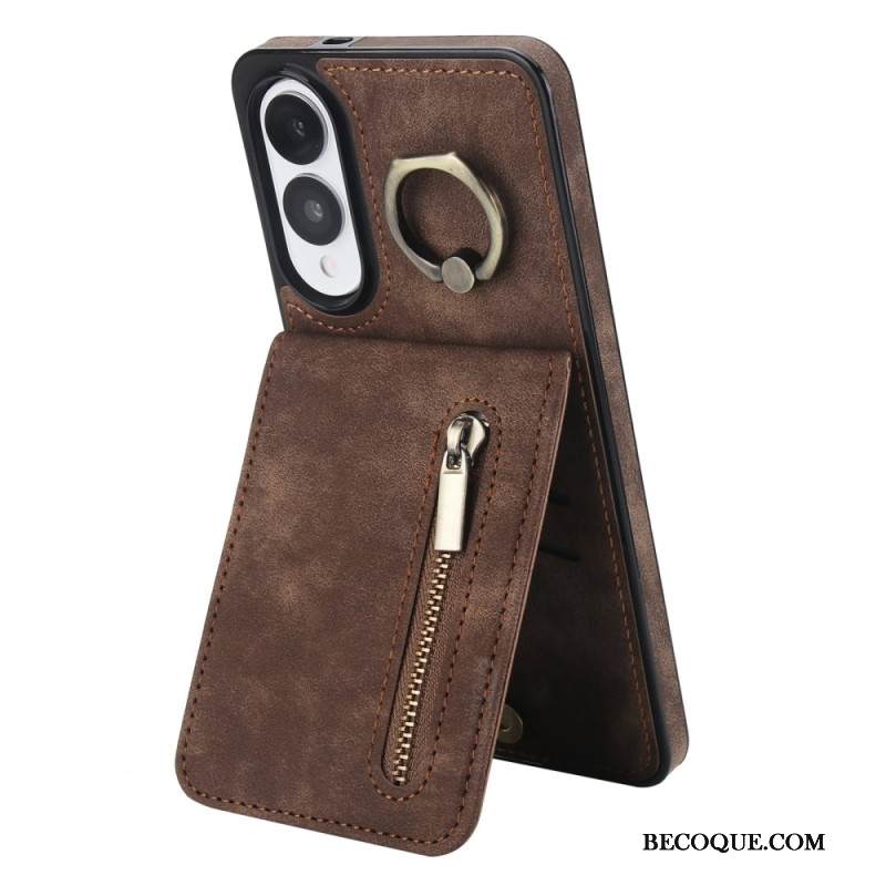 Kuori Samsung Galaxy S25 5g Edge Vetoketjullinen Lompakko Ja Rfid-teknologia