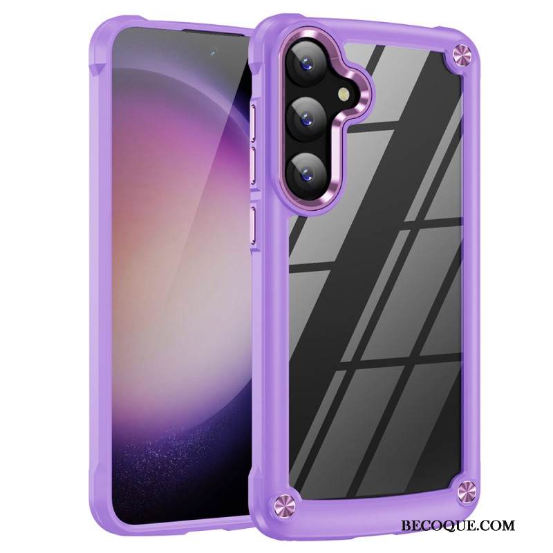 Kuori Samsung Galaxy S25 5g Kirkas Silikonireunoilla