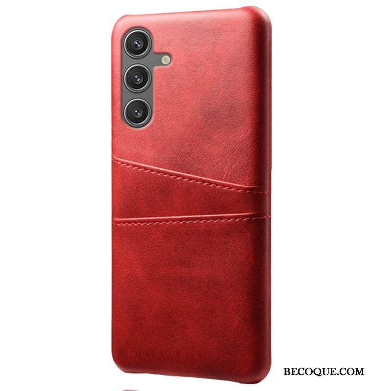 Kuori Samsung Galaxy S25 5g Nahkakuvioinen Korttikotelo