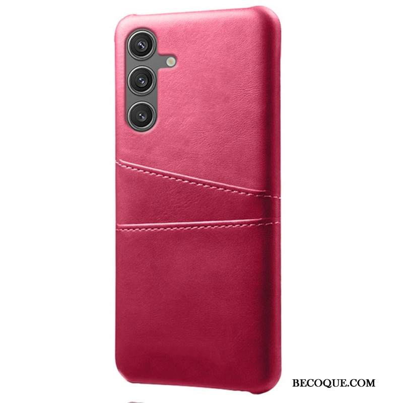 Kuori Samsung Galaxy S25 5g Nahkakuvioinen Korttikotelo