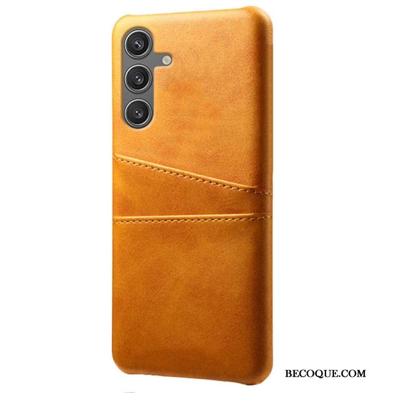 Kuori Samsung Galaxy S25 5g Nahkakuvioinen Korttikotelo