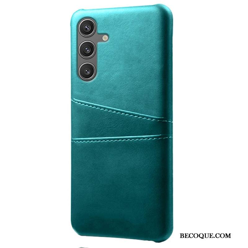 Kuori Samsung Galaxy S25 5g Nahkakuvioinen Korttikotelo