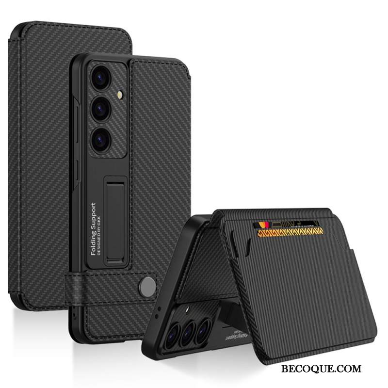 Kuori Samsung Galaxy S25 5g Premium-korttikotelo Ja Teline