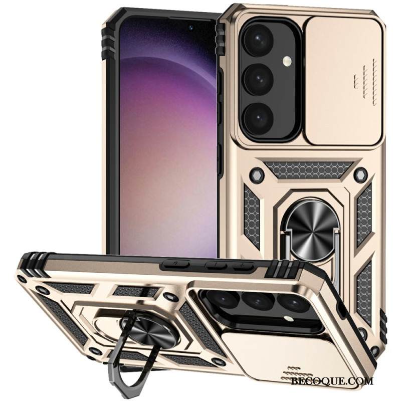 Kuori Samsung Galaxy S25 5g Sormuksen Pidike Ja Linssisuoja