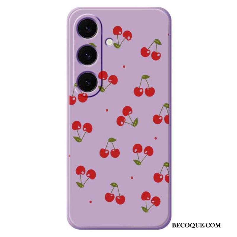Kuori Samsung Galaxy S25 Fe Kirsikka-silikoni Suojakuori