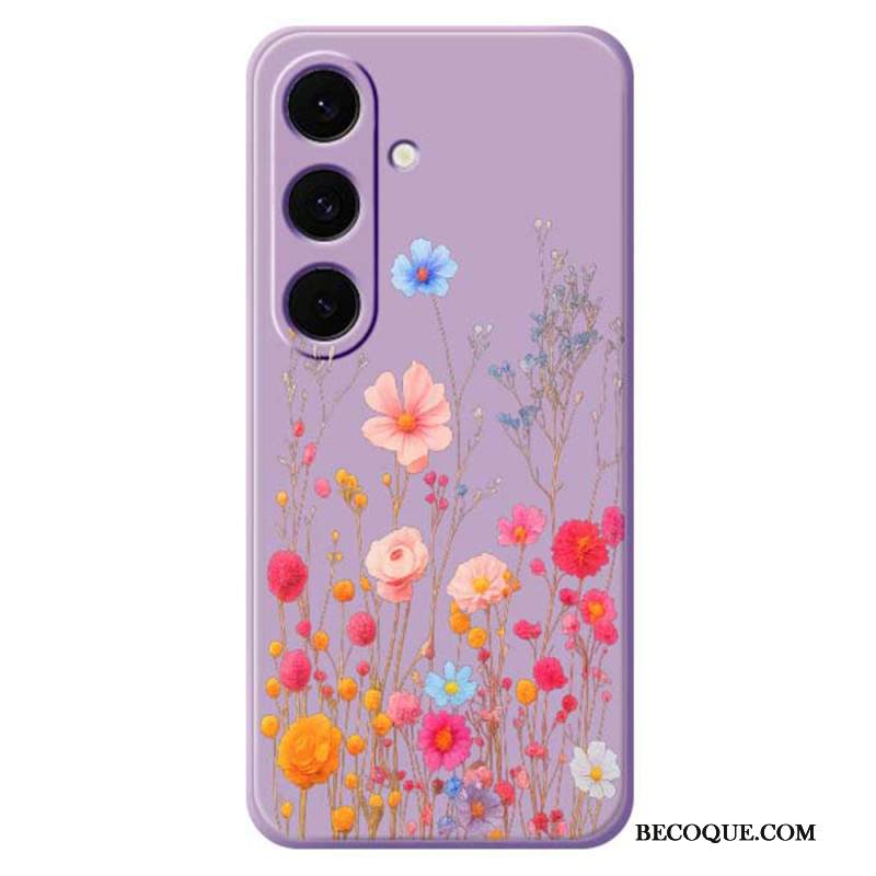 Kuori Samsung Galaxy S25 Fe Villikukka-silikoni