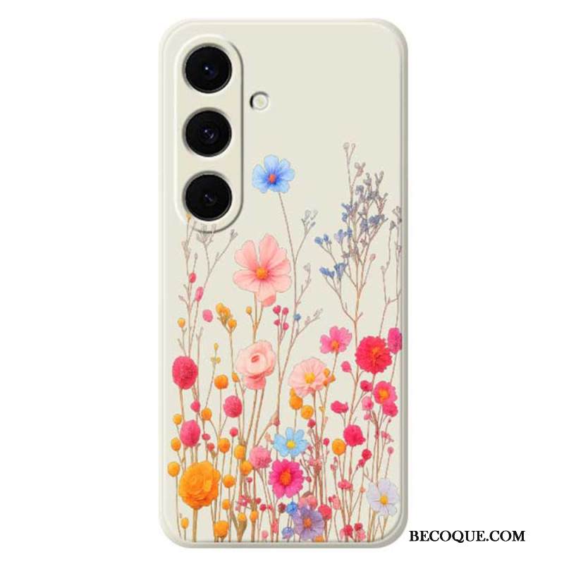 Kuori Samsung Galaxy S25 Fe Villikukka-silikoni