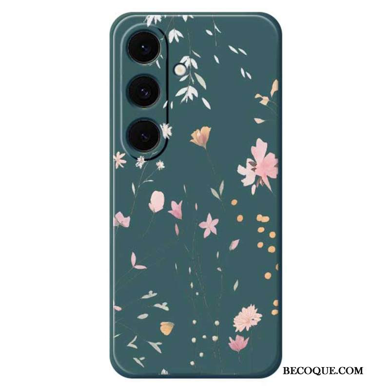 Kuori Samsung Galaxy S25 Fe Värikkäät Silikonikukat