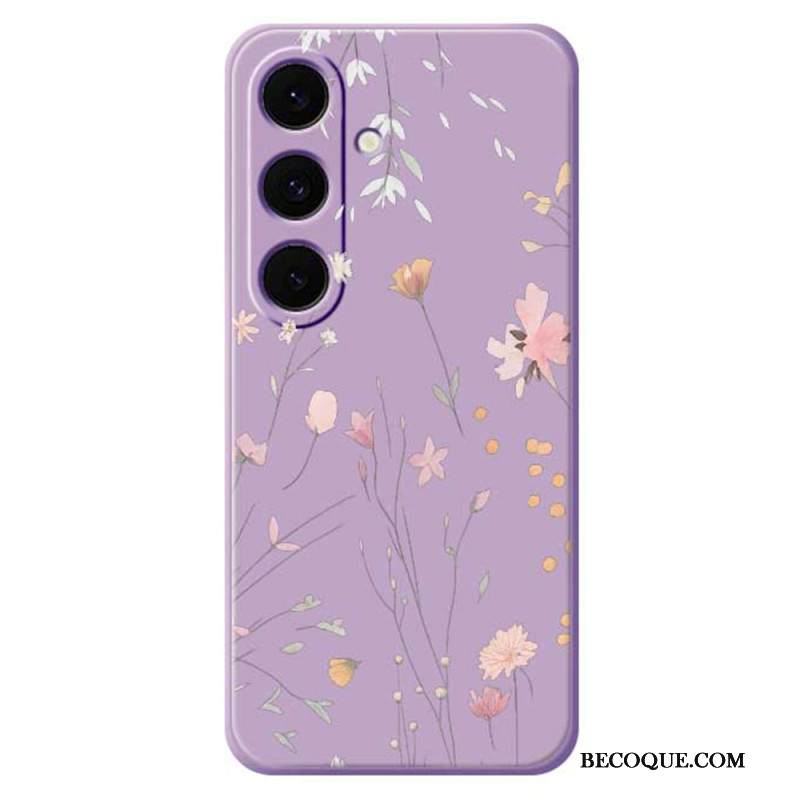 Kuori Samsung Galaxy S25 Fe Värikkäät Silikonikukat