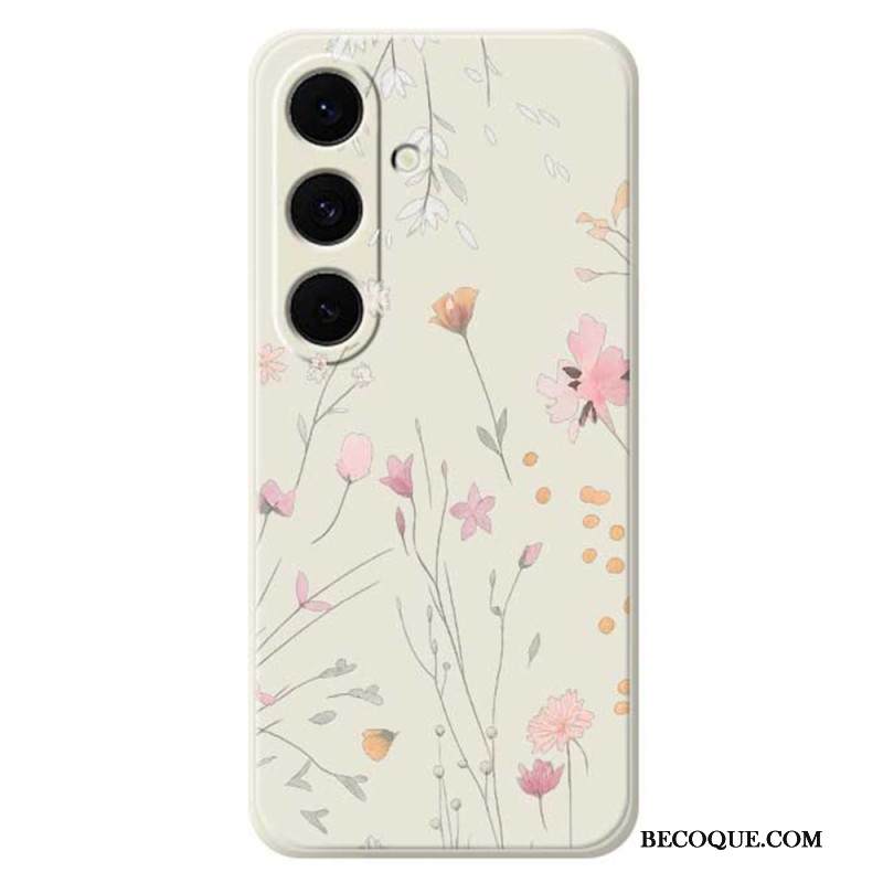 Kuori Samsung Galaxy S25 Fe Värikkäät Silikonikukat