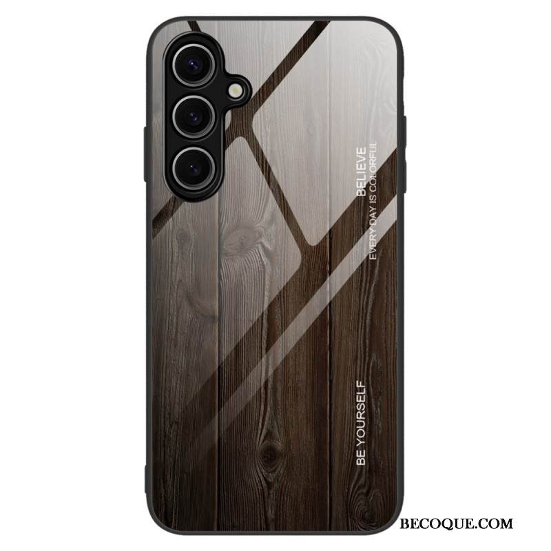 Kuori Samsung Galaxy S25 Plus 5g Karkaistua Lasia Puulla