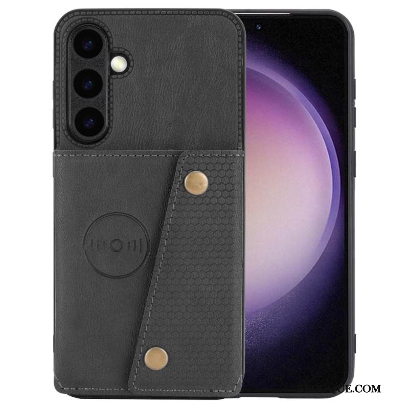 Kuori Samsung Galaxy S25 Plus 5g Keinonahkainen Korttikotelo Suojakuori