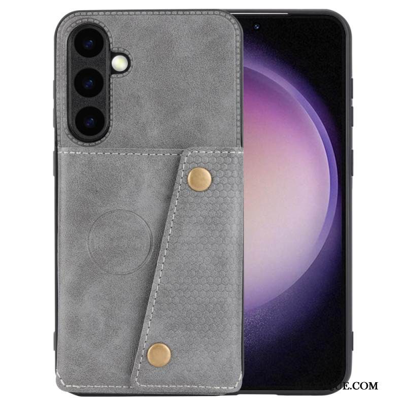 Kuori Samsung Galaxy S25 Plus 5g Keinonahkainen Korttikotelo Suojakuori