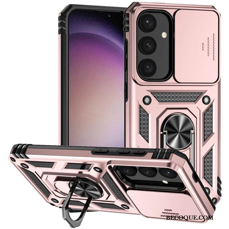 Kuori Samsung Galaxy S25 Plus 5g Klassinen Sormuskotelo Ja Linssinsuoja