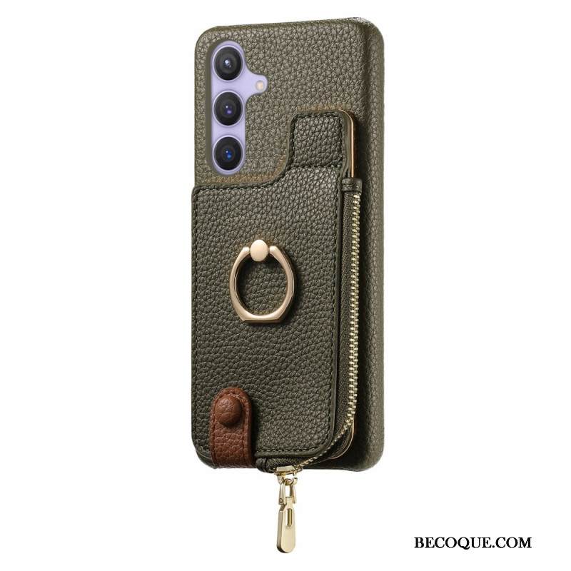 Kuori Samsung Galaxy S25 Plus 5g Lompakko Magneettisella Jalustalla Suojakuori