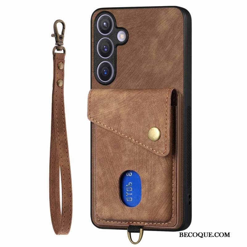 Kuori Samsung Galaxy S25 Plus 5g Monitoiminen Mokkanahka Vaikutus