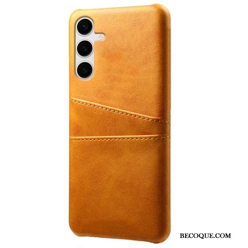 Kuori Samsung Galaxy S25 Plus 5g Nahkakuvioinen Korttiteline