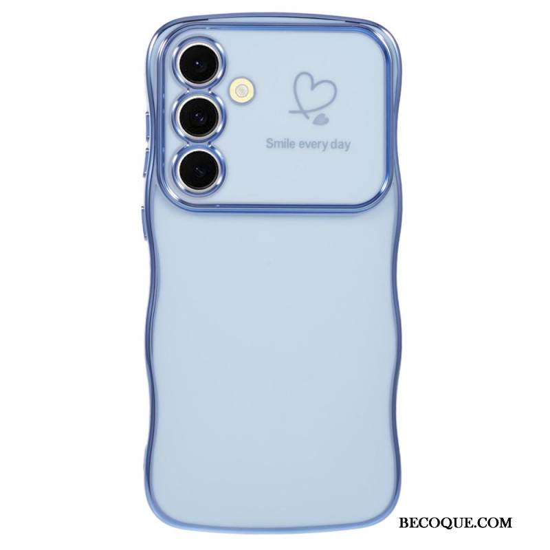 Kuori Samsung Galaxy S25 Plus 5g Sydän Ja Aaltoilevat Reunat