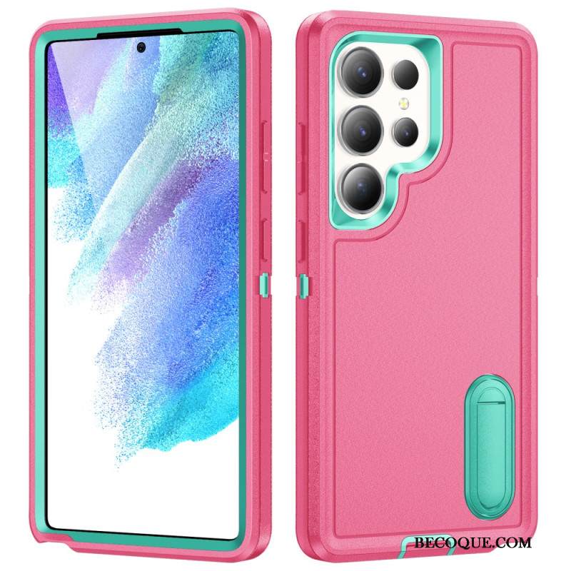 Kuori Samsung Galaxy S25 Ultra 5g 3-in-1-suoja Jalustalla Suojakuori