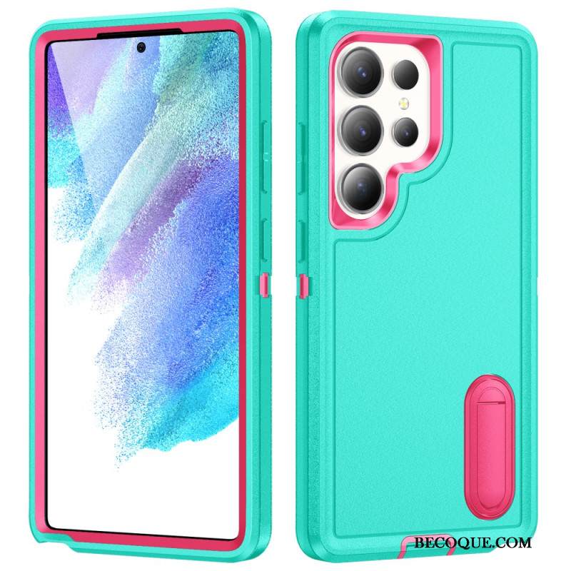 Kuori Samsung Galaxy S25 Ultra 5g 3-in-1-suoja Jalustalla Suojakuori