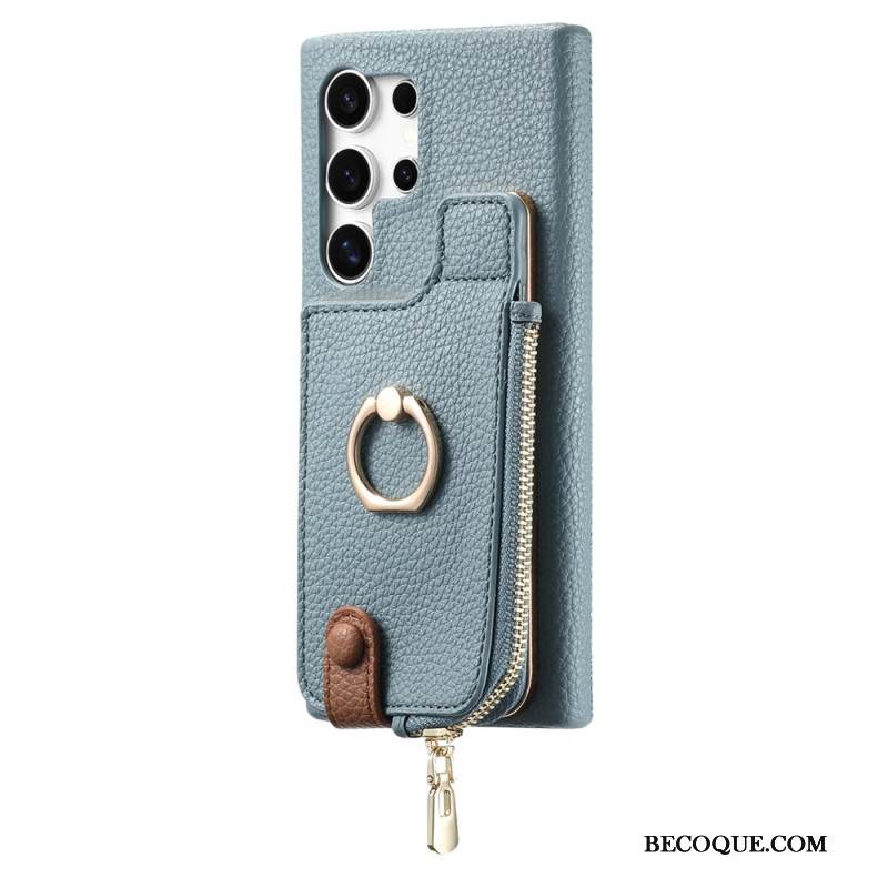 Kuori Samsung Galaxy S25 Ultra 5g Keinonahkainen Lompakko Suojakuori