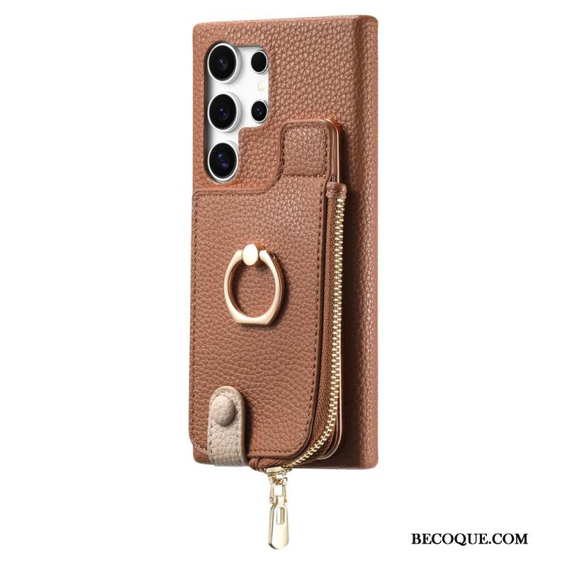 Kuori Samsung Galaxy S25 Ultra 5g Keinonahkainen Lompakko Suojakuori