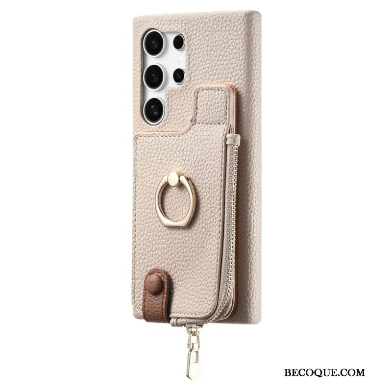 Kuori Samsung Galaxy S25 Ultra 5g Keinonahkainen Lompakko Suojakuori