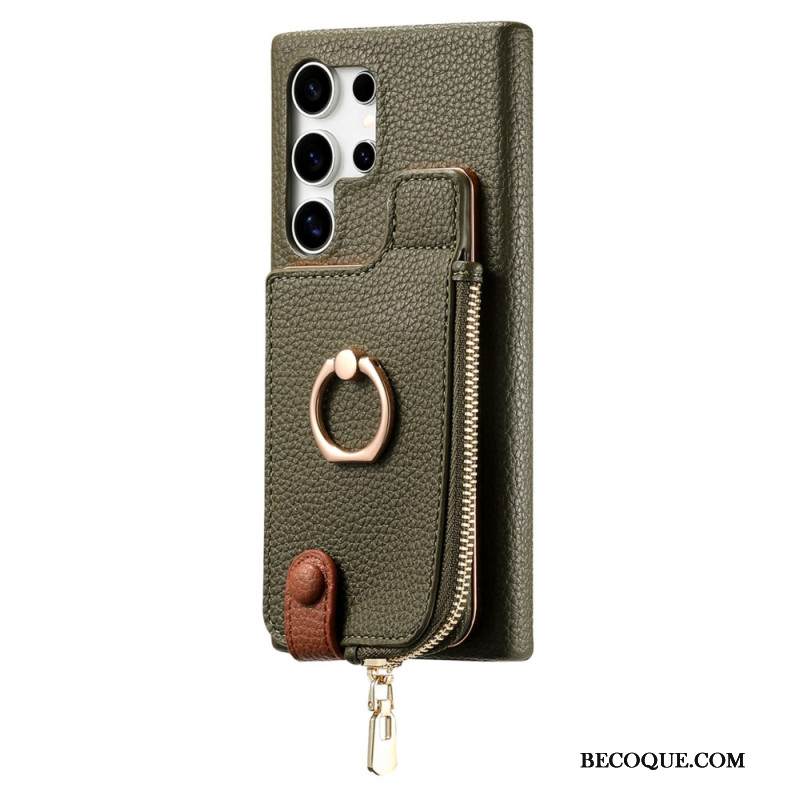 Kuori Samsung Galaxy S25 Ultra 5g Keinonahkainen Lompakko Suojakuori