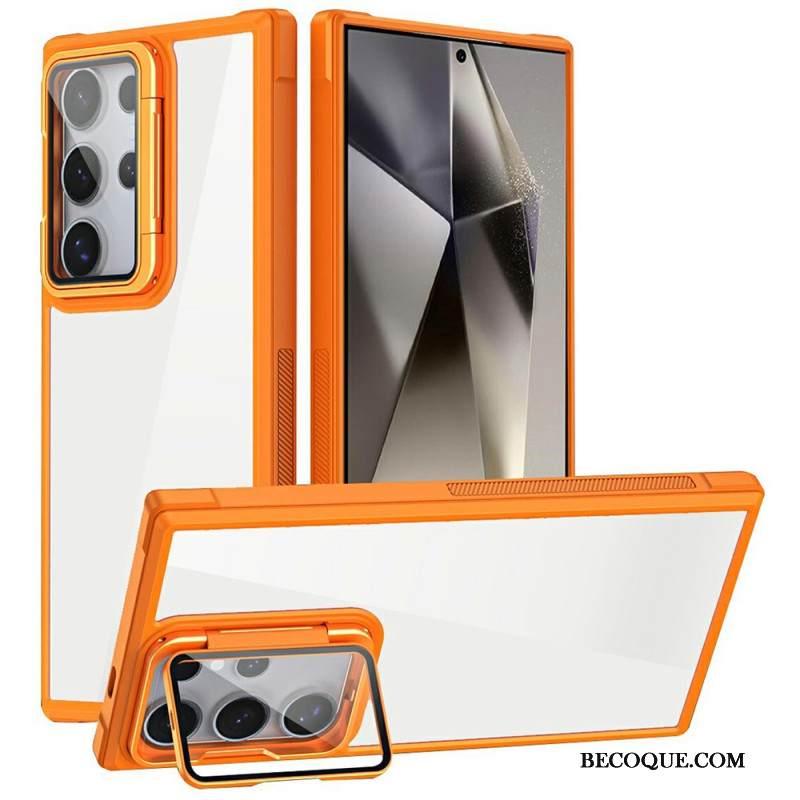 Kuori Samsung Galaxy S25 Ultra 5g Kestävä Sisäänrakennetulla Jalustalla