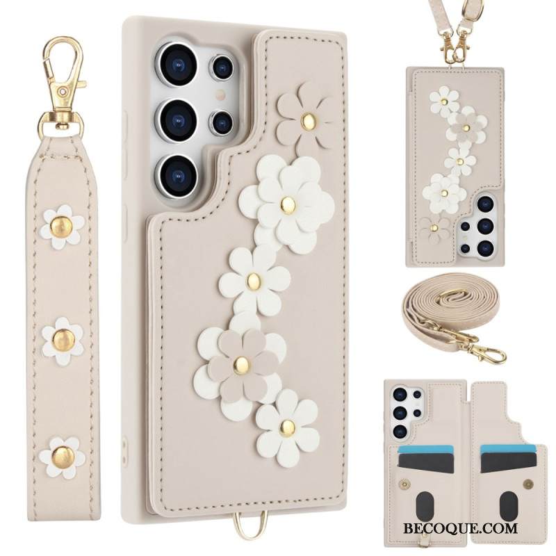 Kuori Samsung Galaxy S25 Ultra 5g Korttikotelo Narulla Ja Olkahihnalla