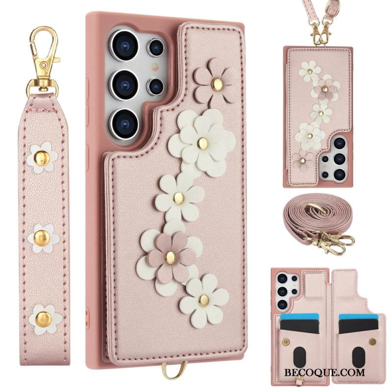 Kuori Samsung Galaxy S25 Ultra 5g Korttikotelo Narulla Ja Olkahihnalla