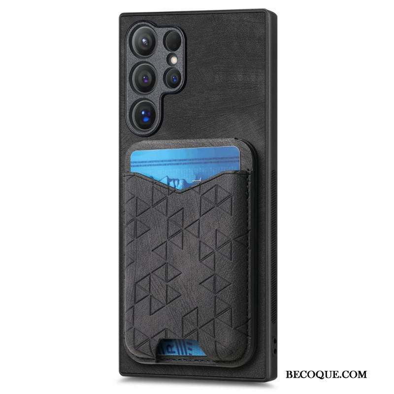 Kuori Samsung Galaxy S25 Ultra 5g Kuvioitu Korttikotelo Ja Jalusta