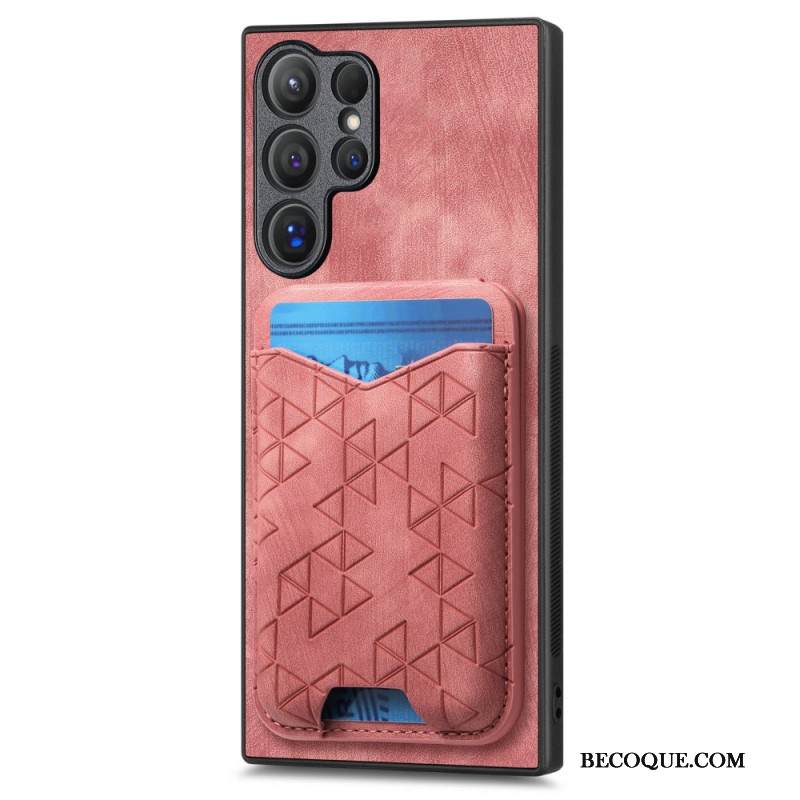 Kuori Samsung Galaxy S25 Ultra 5g Kuvioitu Korttikotelo Ja Jalusta