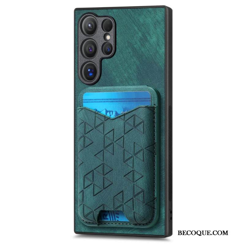 Kuori Samsung Galaxy S25 Ultra 5g Kuvioitu Korttikotelo Ja Jalusta