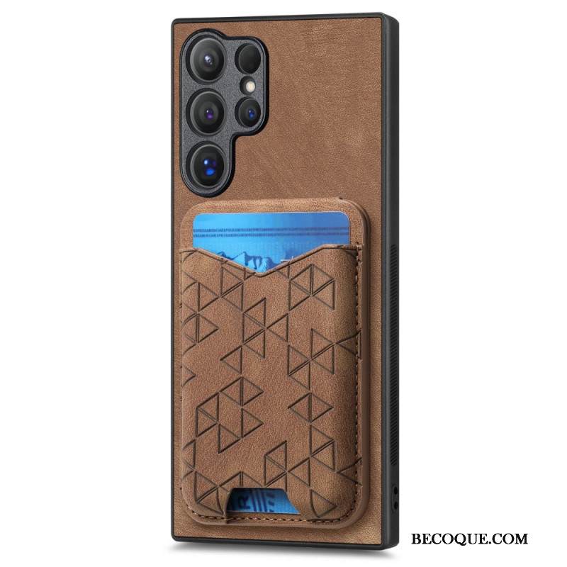 Kuori Samsung Galaxy S25 Ultra 5g Kuvioitu Korttikotelo Ja Jalusta