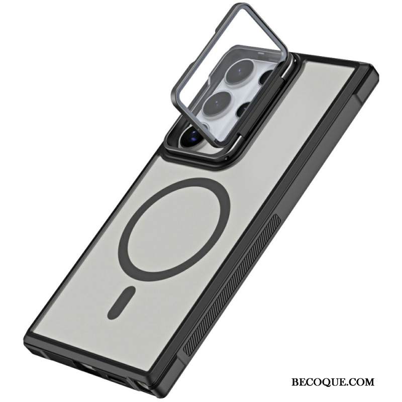 Kuori Samsung Galaxy S25 Ultra 5g Magsafe-yhteensopiva Mattapintainen Sormenjälkiä Hylkivä Muotoilu Jalustalla