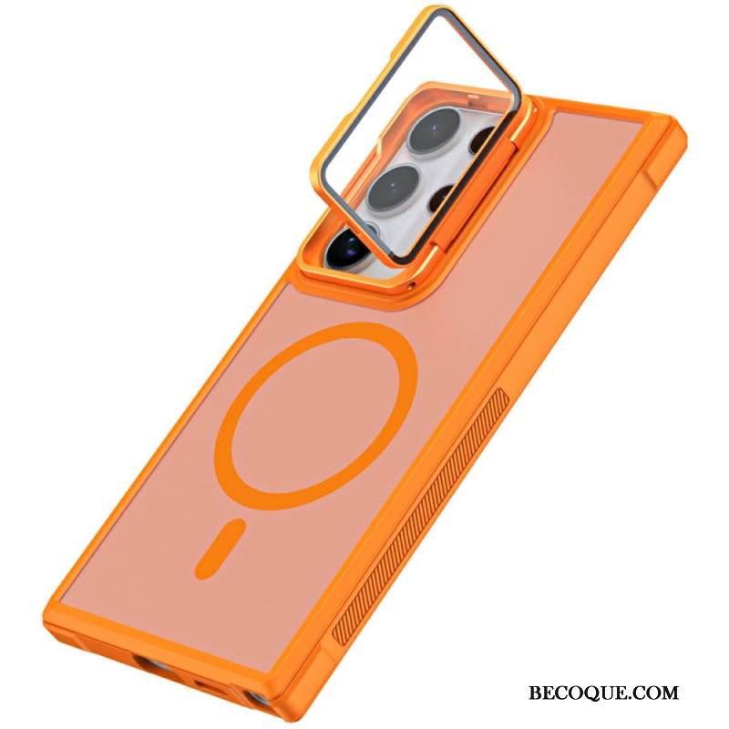 Kuori Samsung Galaxy S25 Ultra 5g Magsafe-yhteensopiva Mattapintainen Sormenjälkiä Hylkivä Muotoilu Jalustalla