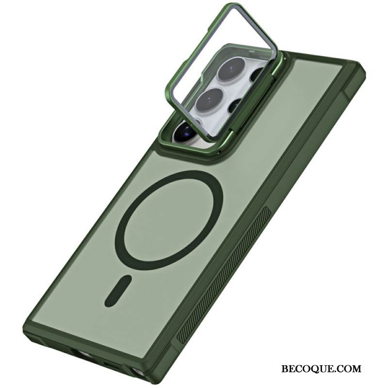 Kuori Samsung Galaxy S25 Ultra 5g Magsafe-yhteensopiva Mattapintainen Sormenjälkiä Hylkivä Muotoilu Jalustalla