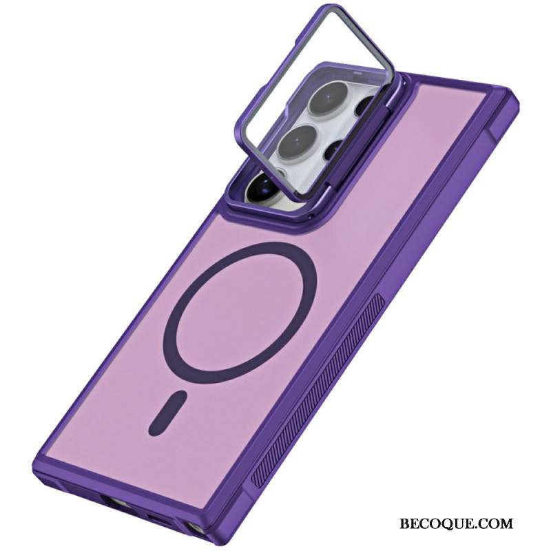 Kuori Samsung Galaxy S25 Ultra 5g Magsafe-yhteensopiva Mattapintainen Sormenjälkiä Hylkivä Muotoilu Jalustalla