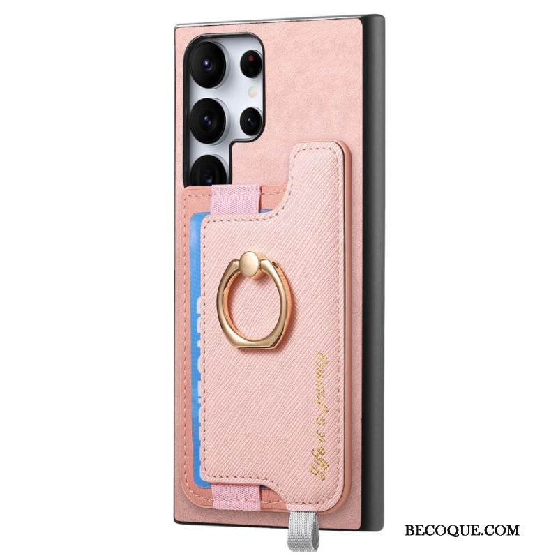 Kuori Samsung Galaxy S25 Ultra 5g Mokkanahkainen Irrotettava Korttikotelo Suojakuori