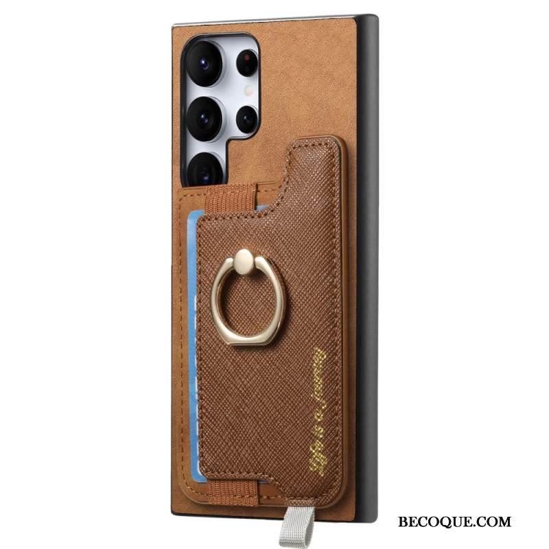 Kuori Samsung Galaxy S25 Ultra 5g Mokkanahkainen Irrotettava Korttikotelo Suojakuori