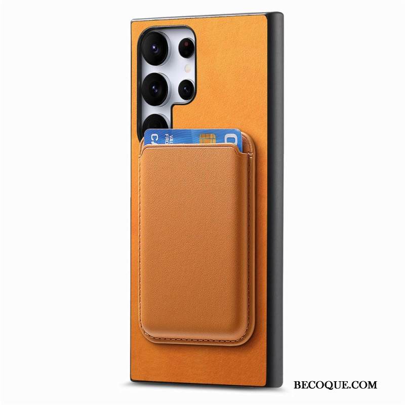 Kuori Samsung Galaxy S25 Ultra 5g Mokkanahkainen Irrotettava Magneettikorttikotelo