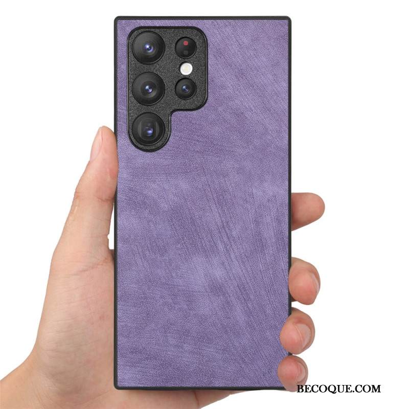 Kuori Samsung Galaxy S25 Ultra 5g Mokkanahkatyylinen