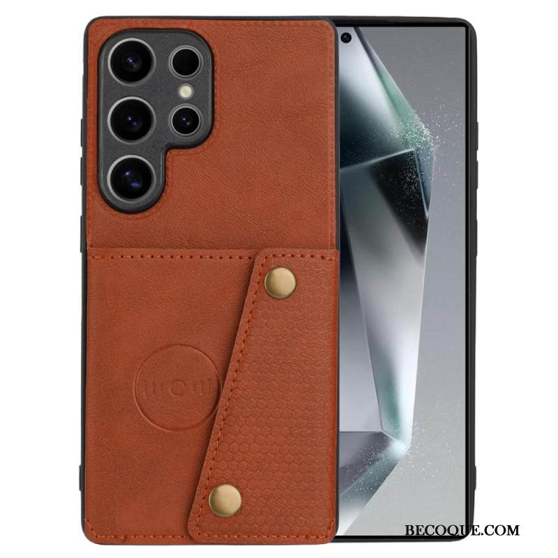 Kuori Samsung Galaxy S25 Ultra 5g Retrotyylinen Korttikotelo