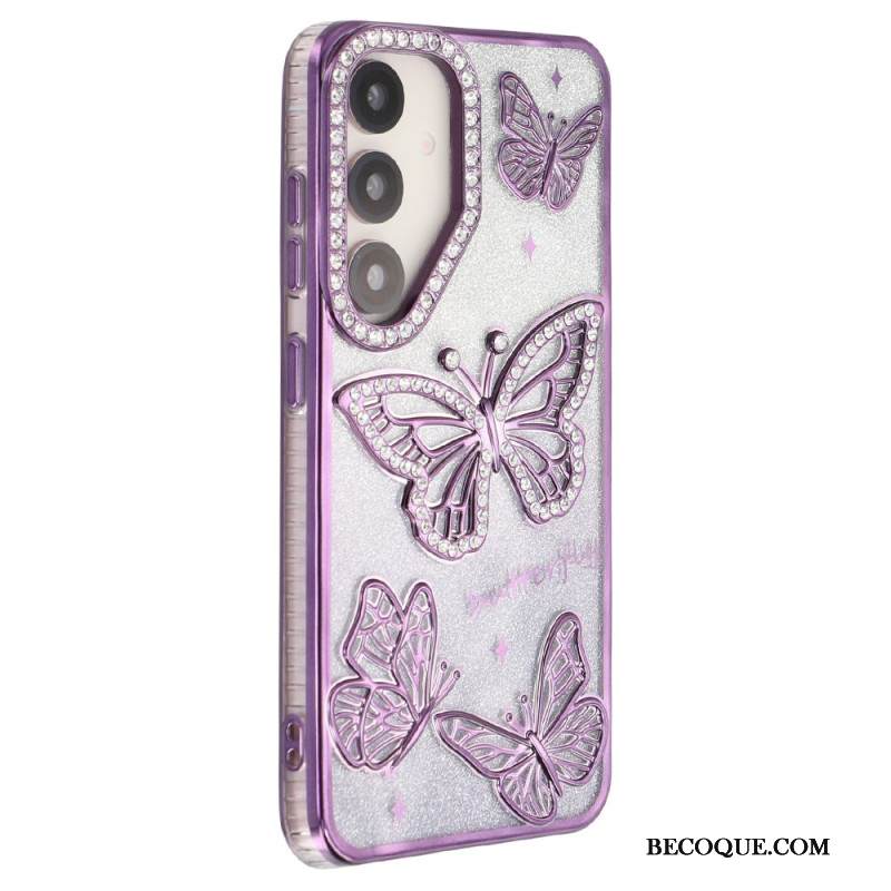 Kuori Samsung Galaxy S26 3d-perhosia Ja Strasseja