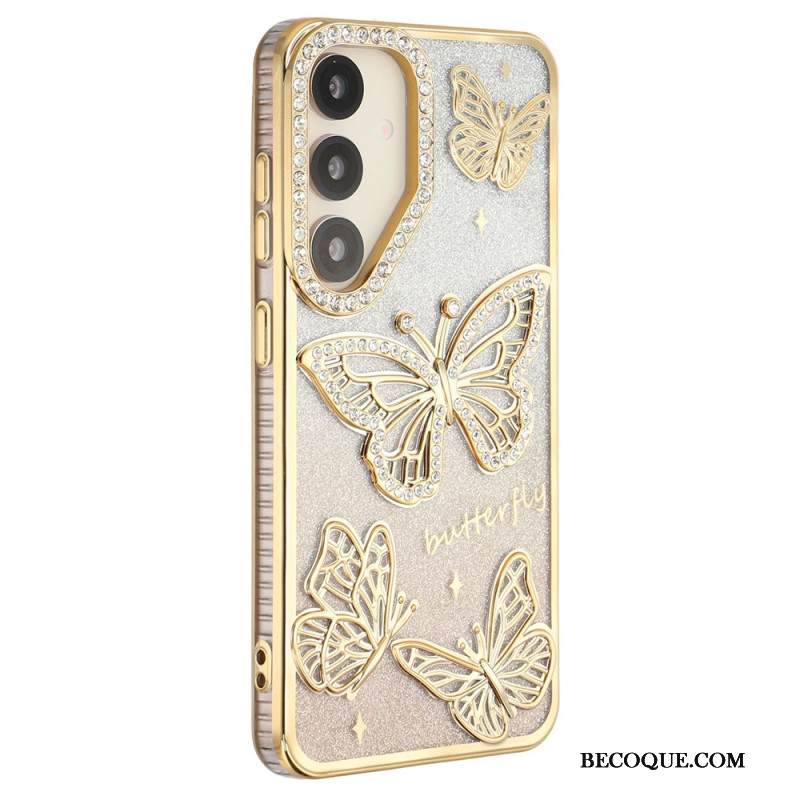 Kuori Samsung Galaxy S26 3d-perhosia Ja Strasseja