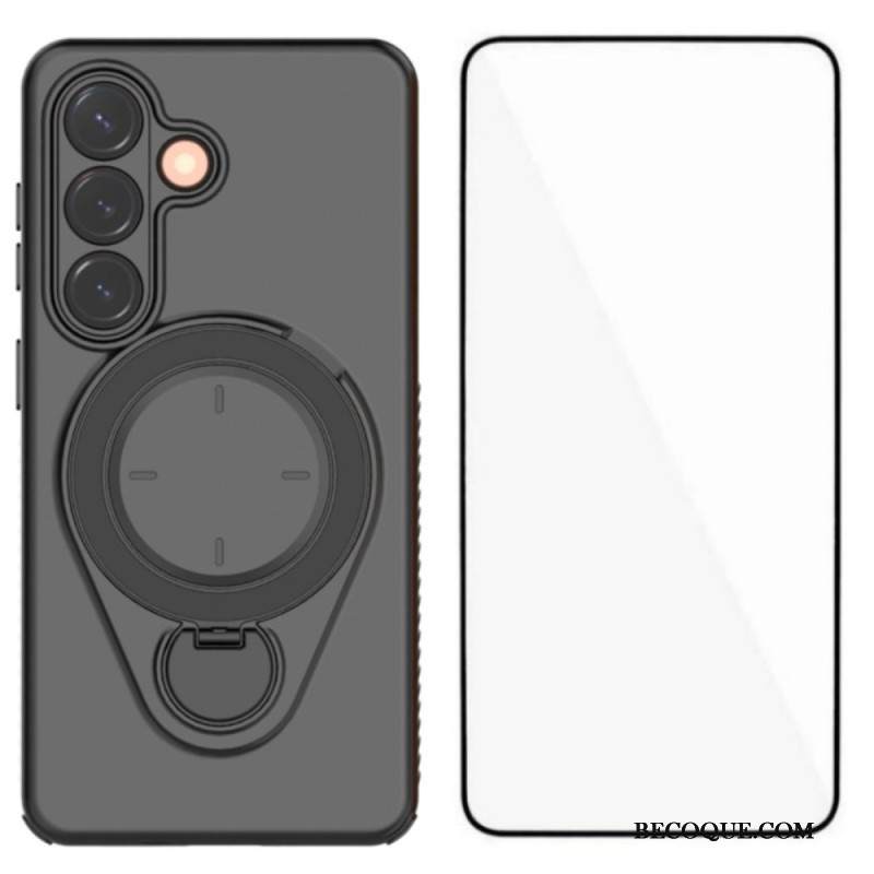 Kuori Samsung Galaxy S26 Kestävä Karkaistulla Lasisella Näytönsuojalla