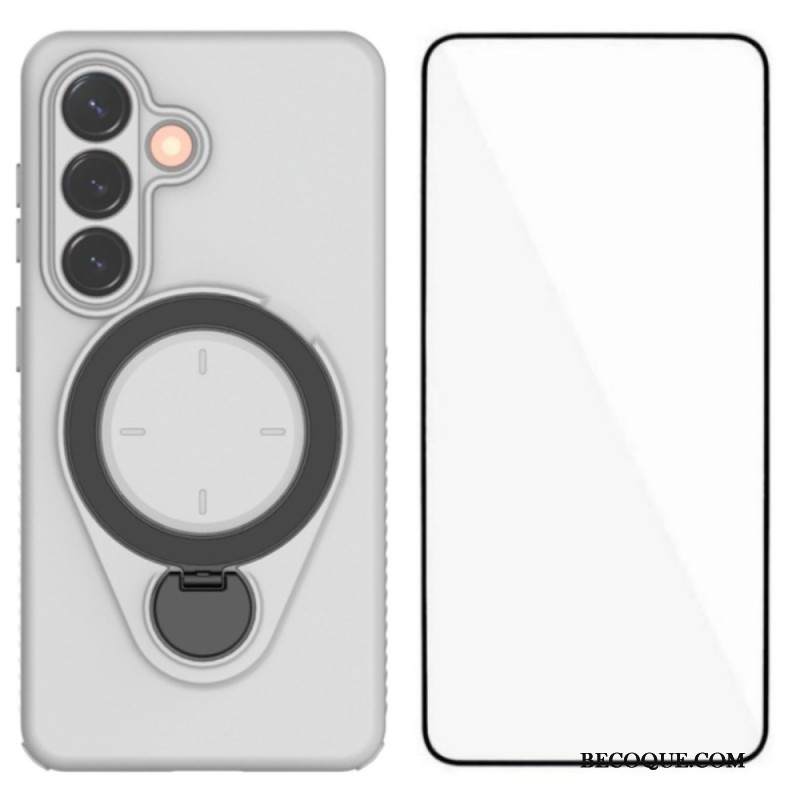 Kuori Samsung Galaxy S26 Kestävä Karkaistulla Lasisella Näytönsuojalla