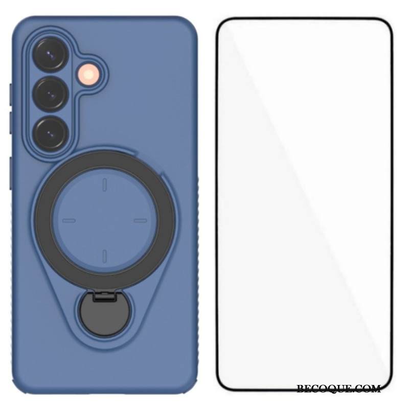 Kuori Samsung Galaxy S26 Kestävä Karkaistulla Lasisella Näytönsuojalla